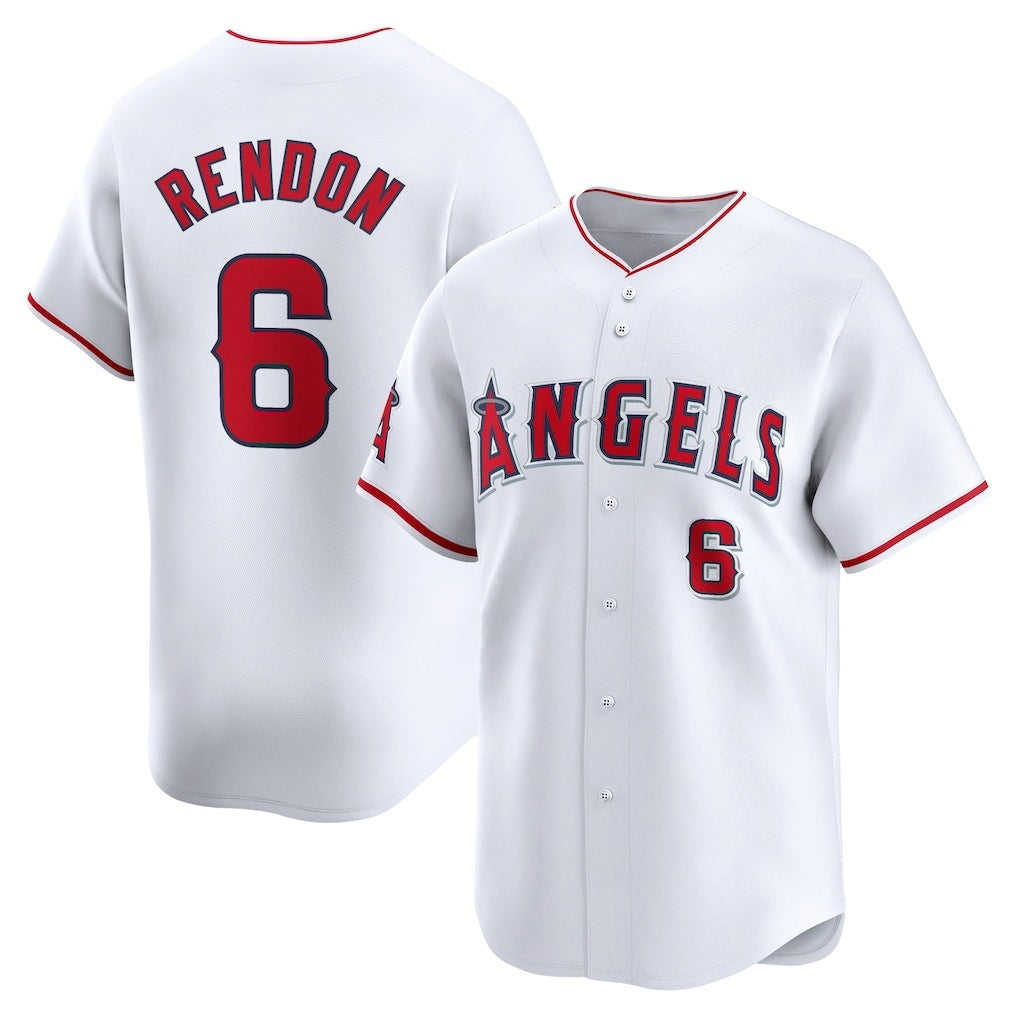 vanessashop Los Angeles Angels #6 Anthony Rendon White  Home Limited Player Jersey