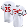 vanessashop Minnesota Twins #25 Byron Buxton White  Home Limited Player Jersey