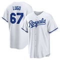 vanessashop Kansas City Royals #67 Seth Lugo White  Home Replica Jersey