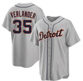 vanessashop Detroit Tigers #35 Justin Verlander Gray  2026 Road Stitched Jersey