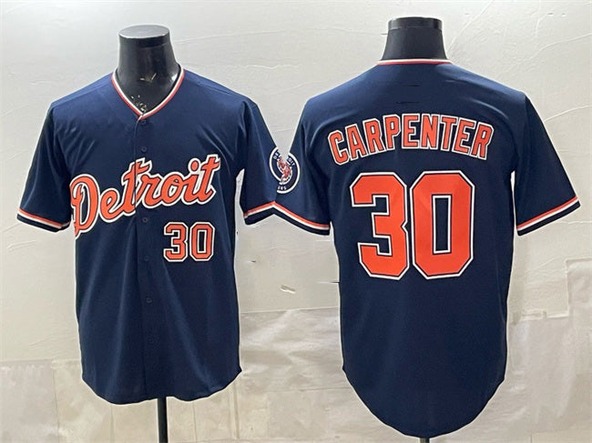 vanessashop Detroit Tigers #30 Kerry Carpenter Navy  2026 Alternate Vapor Premier Limited Stitched Jersey
