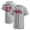 Vanessashop A.Braves #23 Michael Harris II player Gray Authentic Road Stitched Jerseys