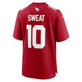 Vanessashop A.Cardinals #10 Josh Sweat Cardinal Game Player Jersey