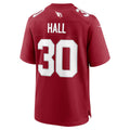 Vanessashop A.Cardinals #30 Darren Hall Cardinal Team Game Jersey