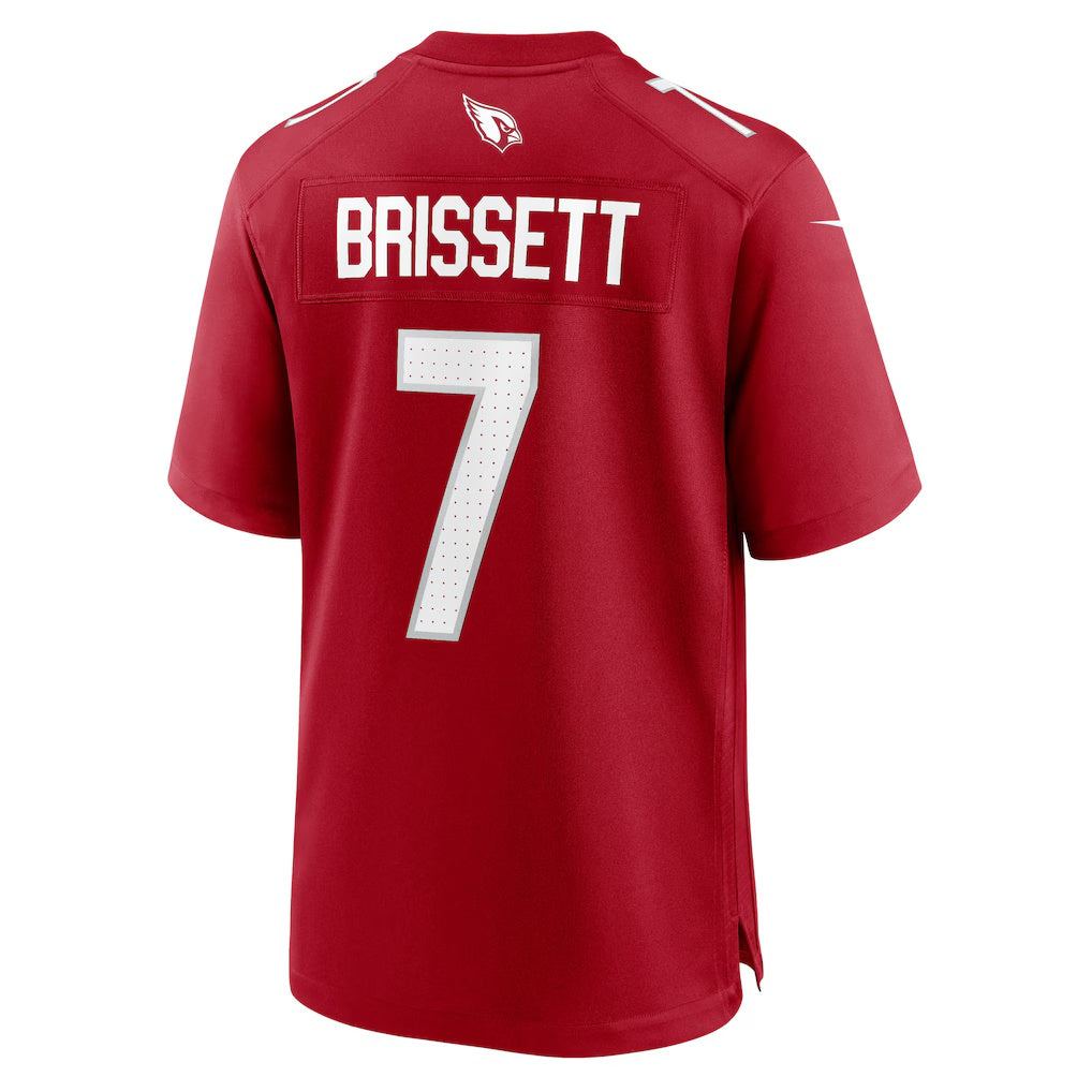 Vanessashop A.Cardinals #7 Jacoby Brissett Cardinal Team Game Jersey