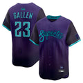 Vanessashop A.Diamondbacks #23 Zac Gallen Player Purple City Connect Limited Vapor Stitched Jerseys