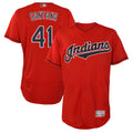 Vanessashop A.Diamondbacks #41 Carlos Santana Player Red game time Stitched Jersey