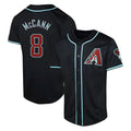 VanessashopA.Diamondbacks #8 James McCann Player Black Red Limited Alternate Stitched Jersey