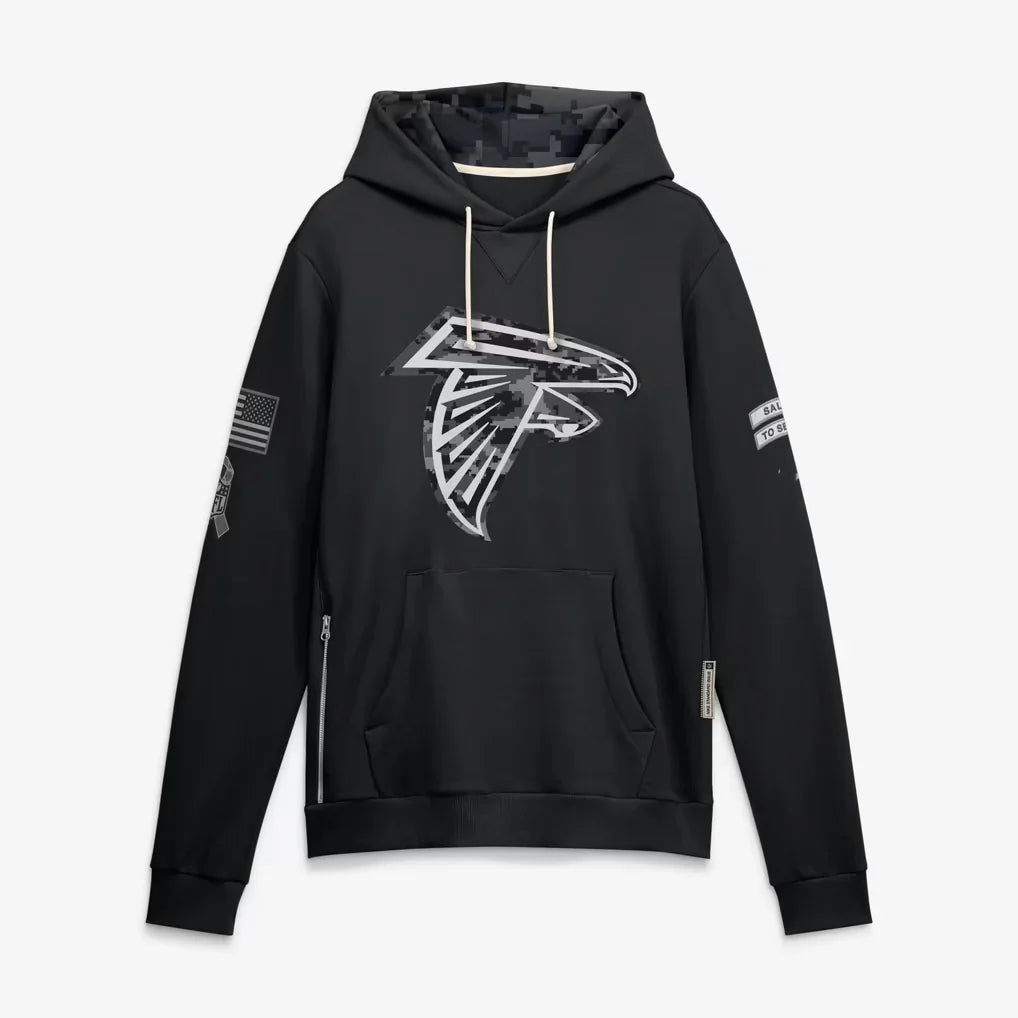 Vanessashop A.Falcons 2026 Salute To Service Club Pullover Hoodie Cheap sale Birthday and Christmas gifts Stitched American Football Jersey