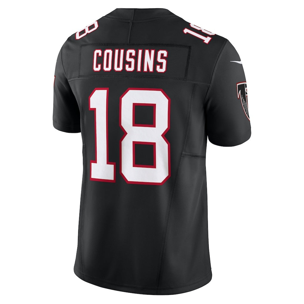 Vanessashop A.Falcons #18 Kirk Cousins Black Vapor F.U.S.E. Limited Jersey 2