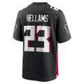 Vanessashop A.Falcons #23 DeMarcco Hellams Black Team Game Jersey