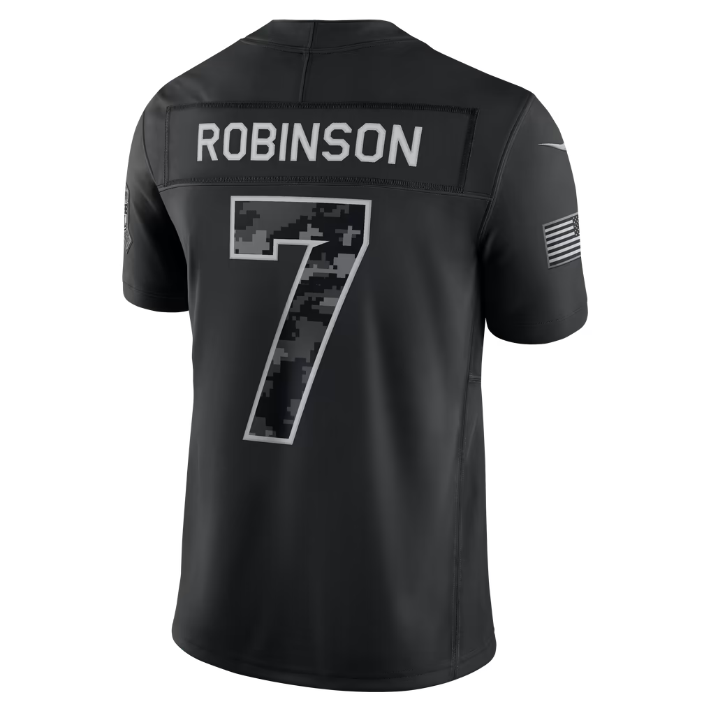 vanessashop A.Falcons #7 Bijan Robinson Black 2026 Salute to Service Stitched Limited Jersey