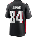Vanessashop A.Falcons #84 Alfred Jenkins Black Game Retired Player Jersey