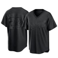 Vanessashop Athletics #23 Shea Langeliers Player Black Replica Pitch Fashion T shirt Stitched Jerseys