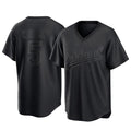 Vanessashop Athletics #5 Jacob Wilson Black Replica Pitch Fashion T shirt Stitched Jersey
