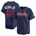 Vanessashop A.Braves #13 Ronald Acuna Jr. Navy 2025 Speedway Classic Alternate Limited Player Personalized Jersey