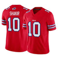Vanessashop B.Bills #10 Khalil Shakir Player Red Vapor F.U.S.E. Jersey Limited Home Game Stitched Jerseys