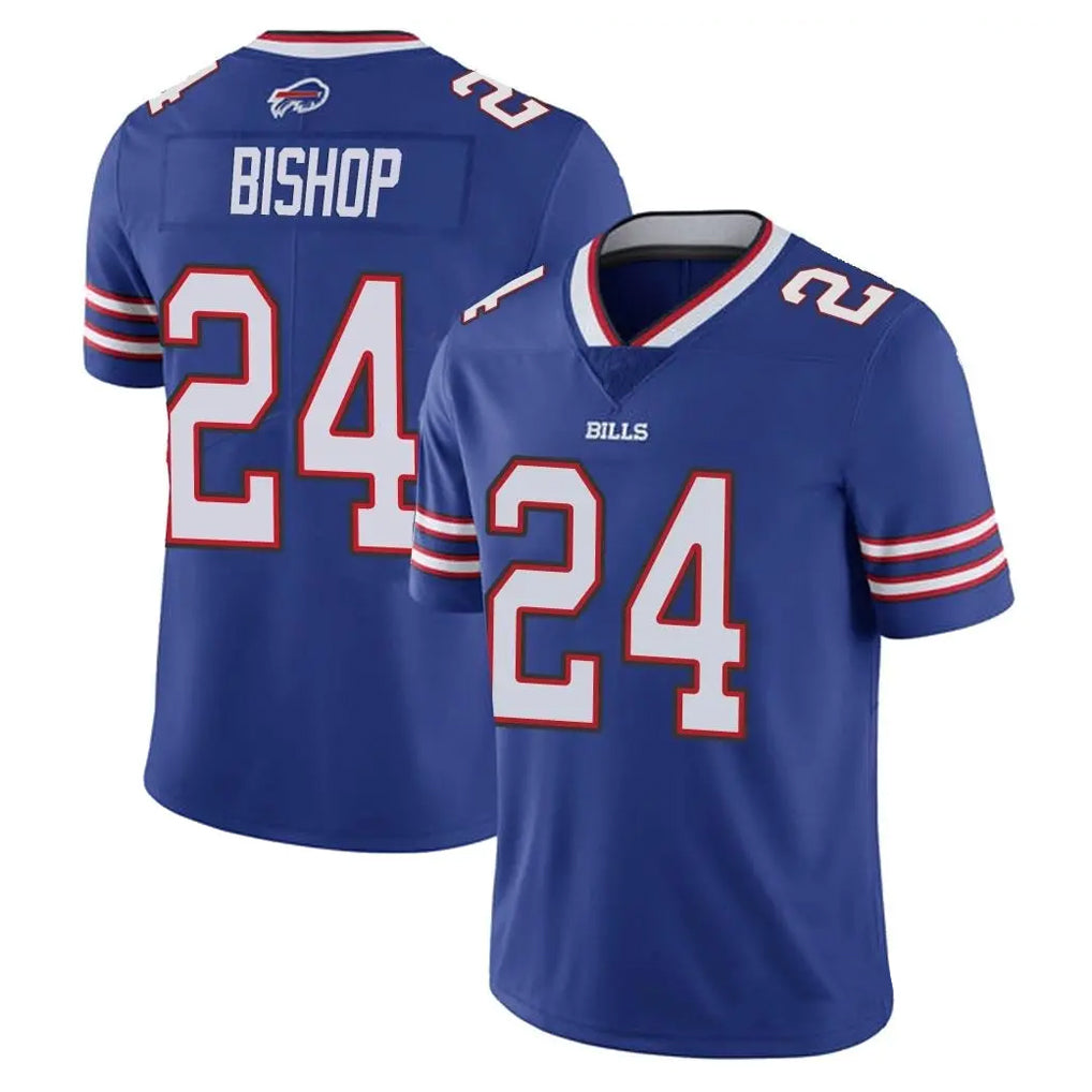 Vanessashop B.Bills #24 Cole Bishop Player Royal Vapor Untouchable Limited Stitched Jerseys