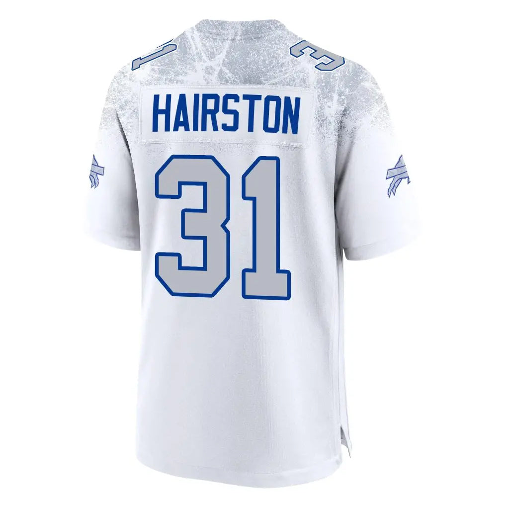 Vanessashop B.Bills #31 Maxwell Hairston Player White Rivalries Collection Game Stitched Jerseys