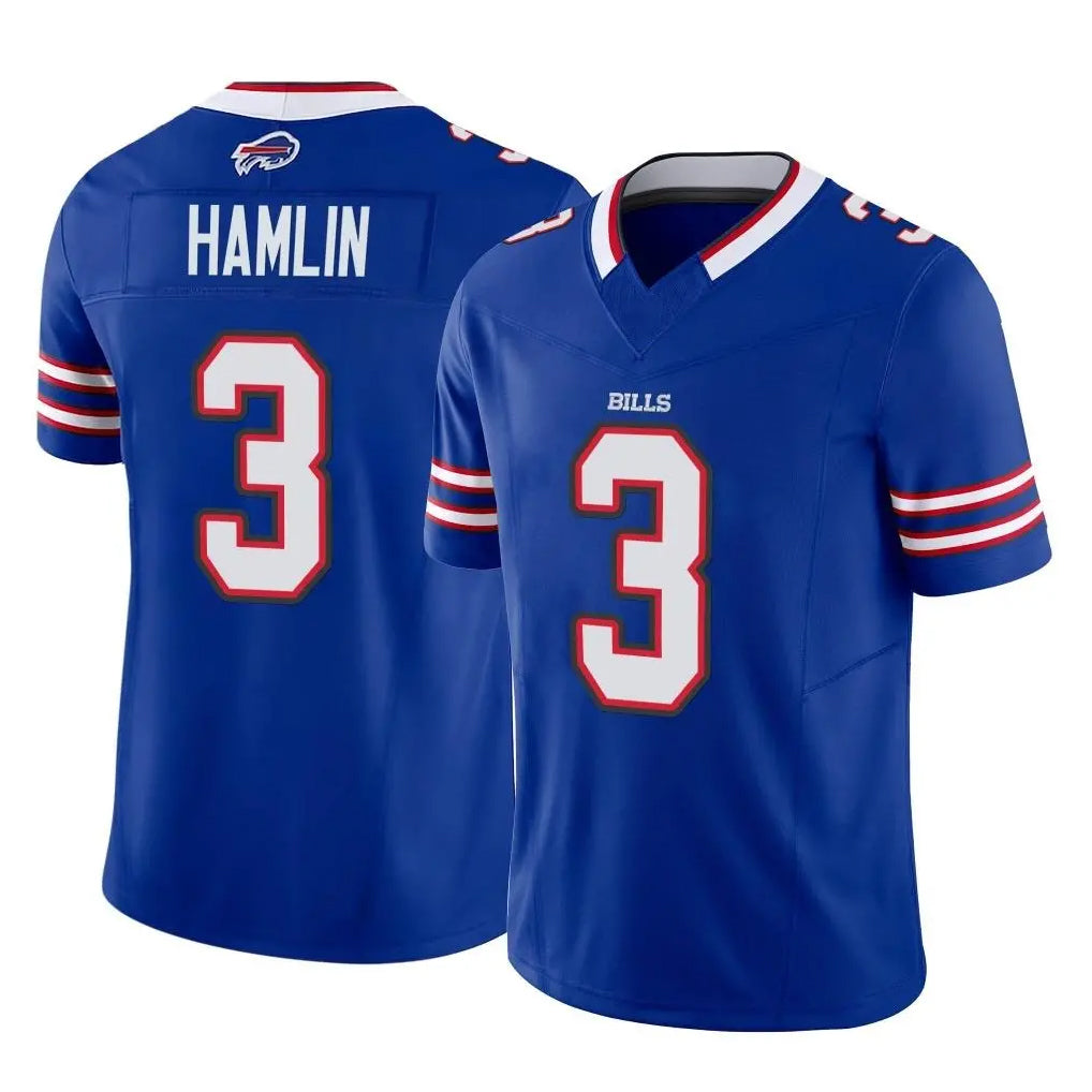 Vanessashop B.Bills #3 Damar Hamlin Player Royal Vapor F.U.S.E. Limited Home Game Stitched Jerseys