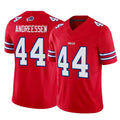 Vanessashop B.Bills #44 Joe Andreessen Player Red Vapor F.U.S.E. Limited Home Game Stitched Jerseys