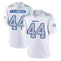 Vanessashop B.Bills #44 Joe Andreessen Player White Rivalries Collection Stitched Jerseys