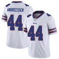 Vanessashop B.Bills #44 Joe Andreessen Player White Vapor Untouchable Limited Stitched Jerseys