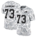 Vanessashop B.Bills #73 Dion Dawkins Player Arctic Camo Salute to Service Limited Stitched Jerseys