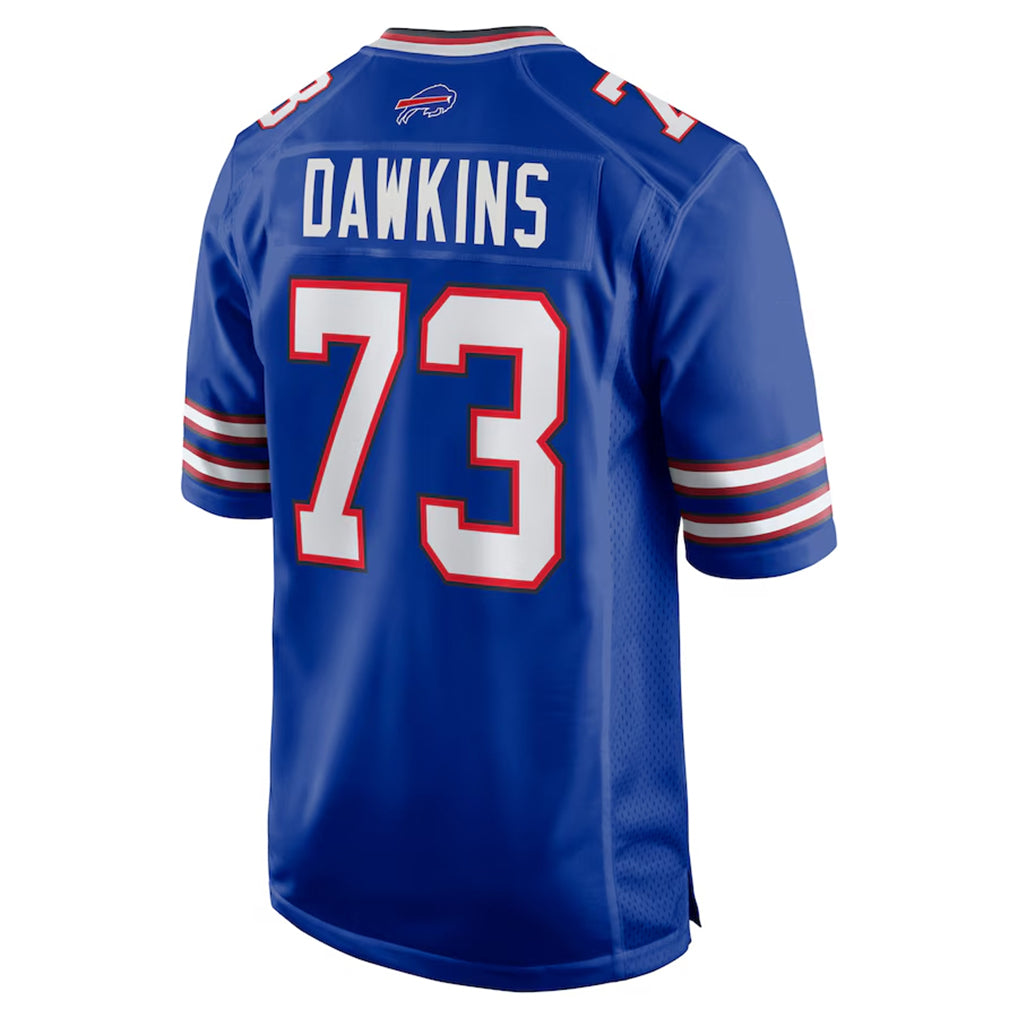 Vanessashop B.Bills #73 Dion Dawkins Player Royal Home Game Stitched Jerseys