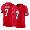 Vanessashop B.Bills #7 Ray Davis Player Red Vapor F.U.S.E. Limited Stitched Jerseys