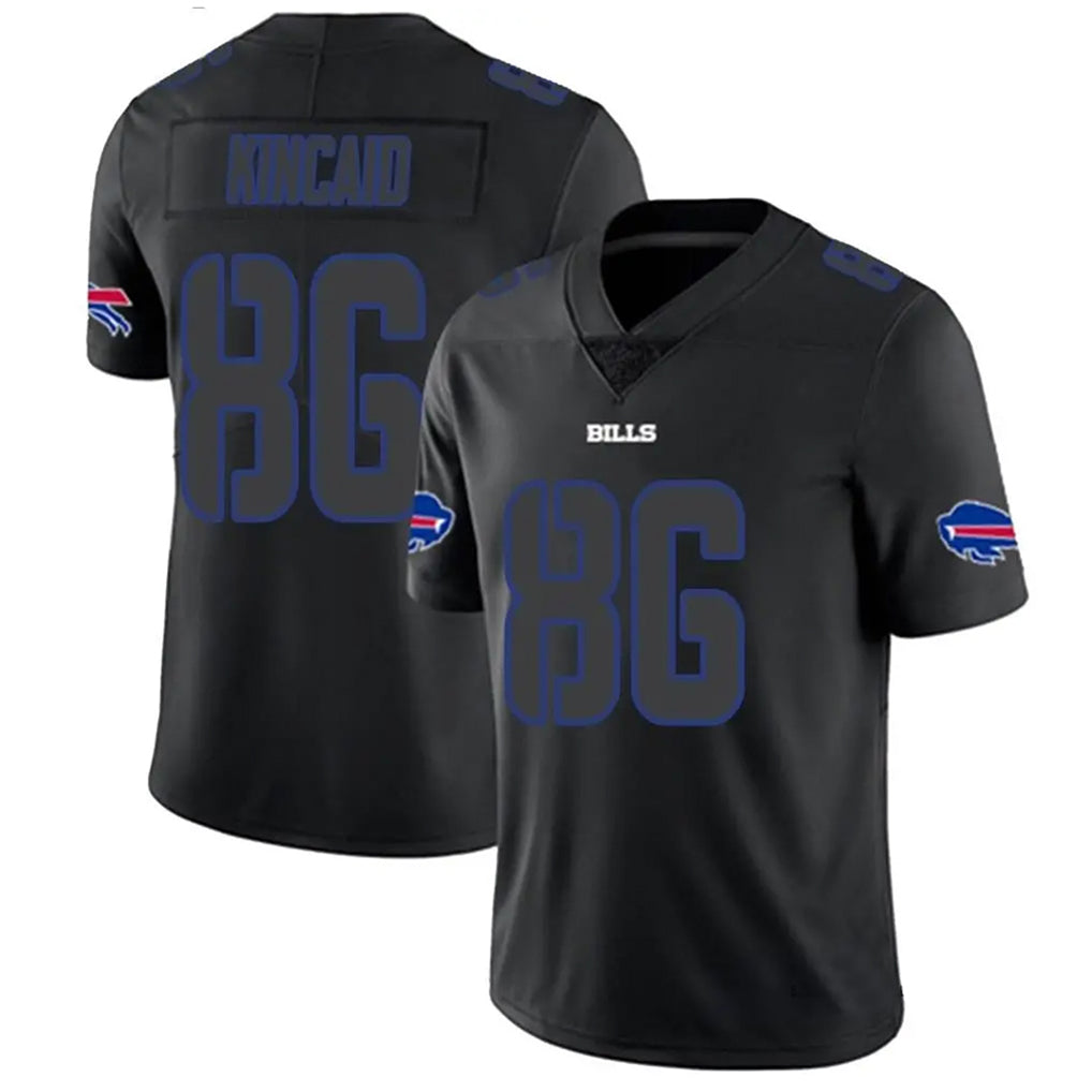 Vanessashop B.Bills #86 Dalton Kincaid Player Black Impact Limited Stitched Jerseys