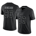Vanessashop B.Bills #86 Dalton Kincaid Player Black RFLCTV Limited Stitched Jerseys