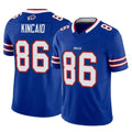 Vanessashop B.Bills #86 Dalton Kincaid Player Royal Vapor F.U.S.E. Limited Home Game Stitched Jerseys