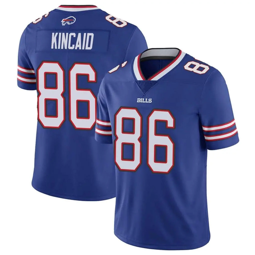 Vanessashop B.Bills #86 Dalton Kincaid Player Royal Vapor Untouchable Limited Stitched Jerseys