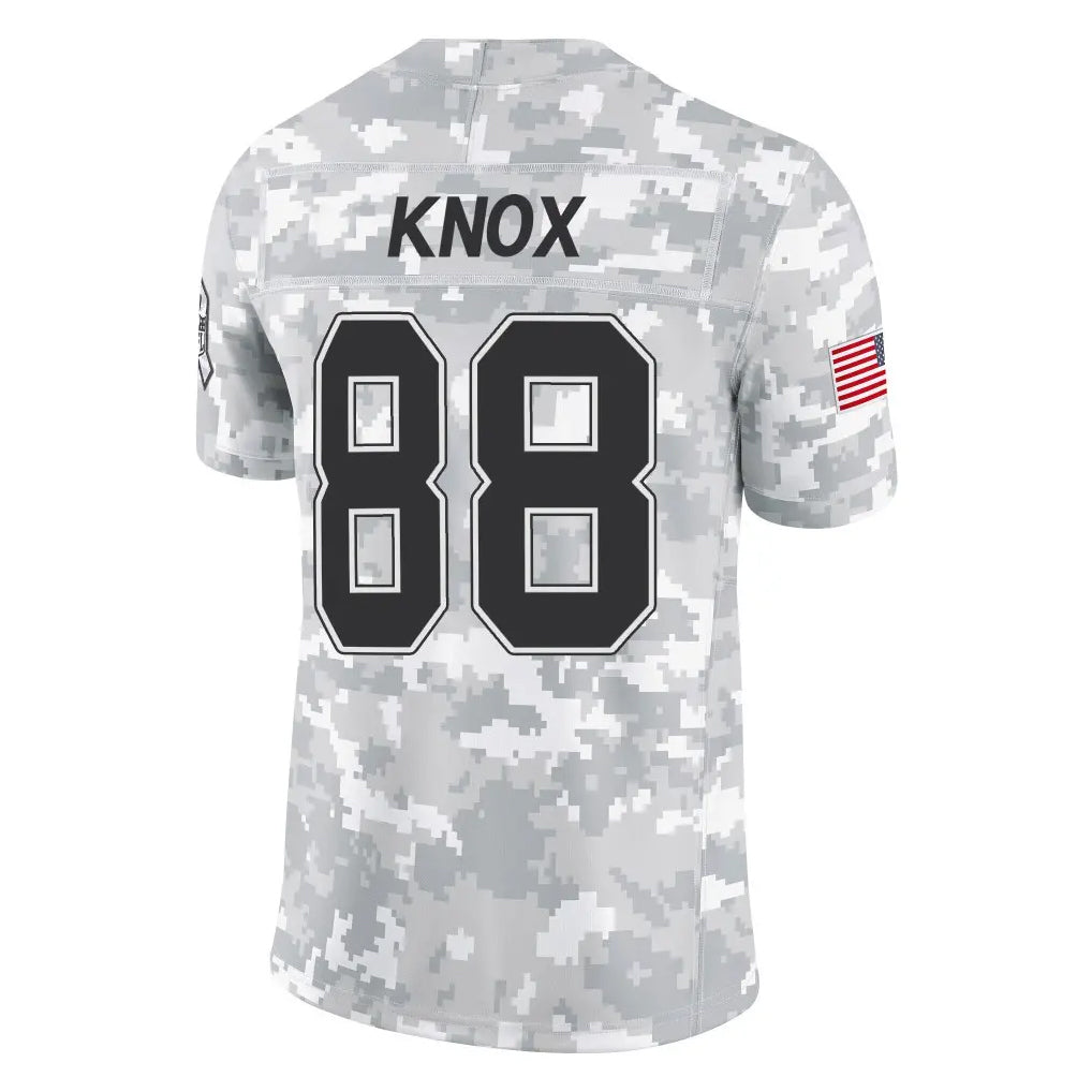 Vanessashop B.Bills #88 Dawson Knox Player Arctic Camo Salute to Service Limited Stitched Jerseys
