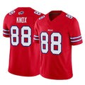 Vanessashop B.Bills #88 Dawson Knox Player Red Vapor F.U.S.E. Limited Home Game Stitched Jerseys