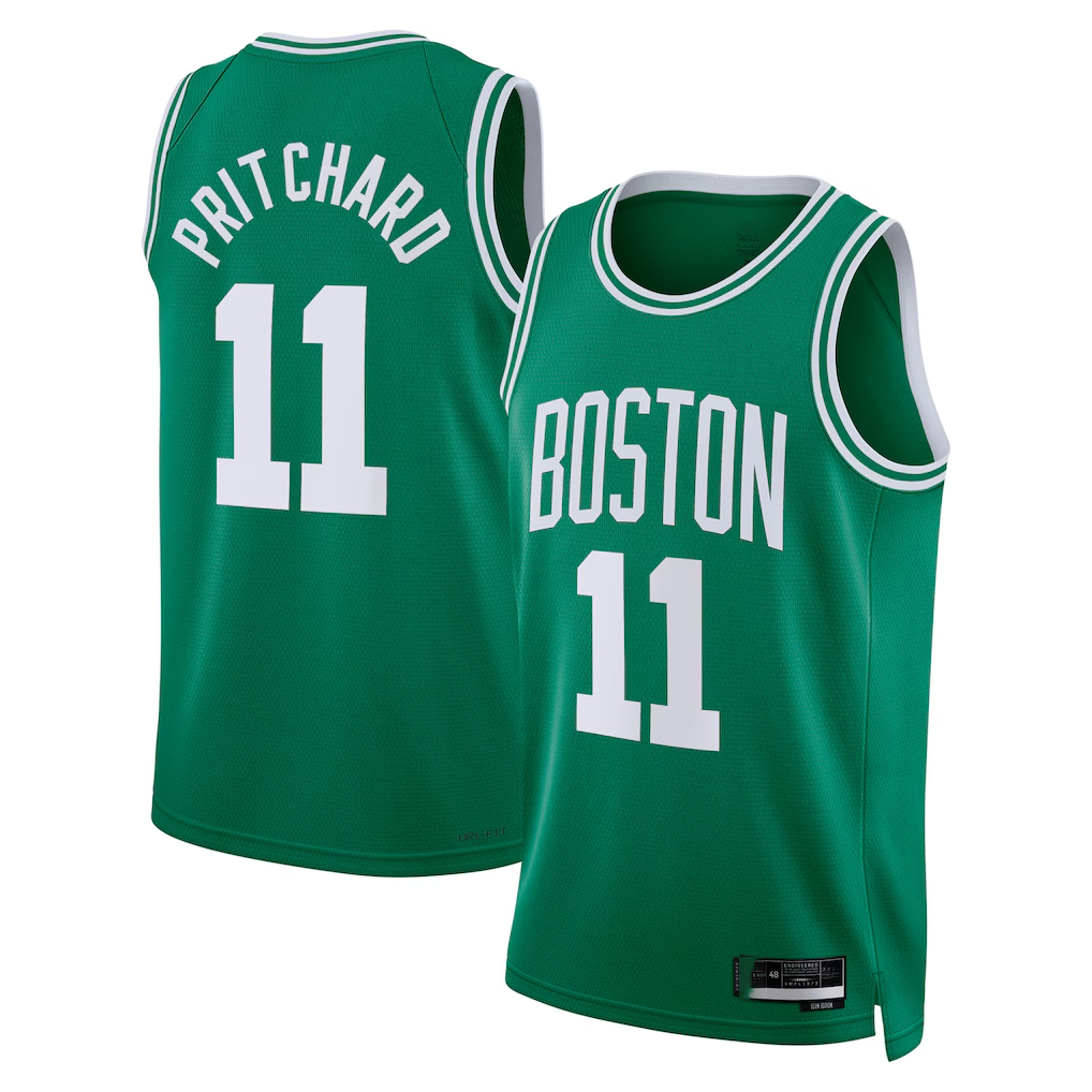Vanessashop B.Celtics #11 Payton Pritchard Kelly Green Swingman Jerseys - Icon Edition