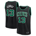 Vanessashop B.Celtics #13 Paul George  Black Fast Break Replica Jerseys - Statement Edition