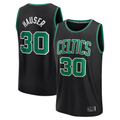 Vanessashop B.Celtics #30 Sam Hauser Black Fast Break Replica Player Jerseys - Statement Edition
