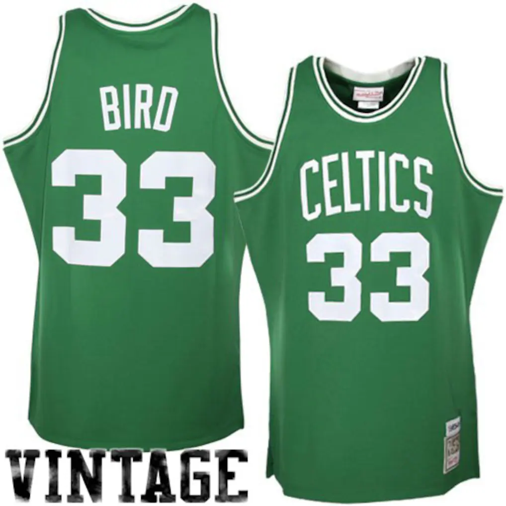 Vanessashop B.Celtics #33 Larry Bird Mitchell & Ness Kelly Green 198586 Hardwood Classics Authentic Jerseys