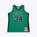 Vanessashop B.Celtics #34 Paul Pierce Mitchell & Ness Kelly Green 2007-08 Hardwood Classics Authentic Jerseys