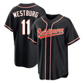 Vanessashop B.Orioles #11 Jordan Westburg Player Black Snake Skin City Home Game Stitched Jerseys
