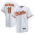 Vanessashop B.Orioles #11 Jordan Westburg Player White Home Game Stitched Jerseys