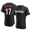 Vanessashop B.Orioles #17 Colton Cowser Player Black City Connect Limited Elite Home Game Stitched Jerseys