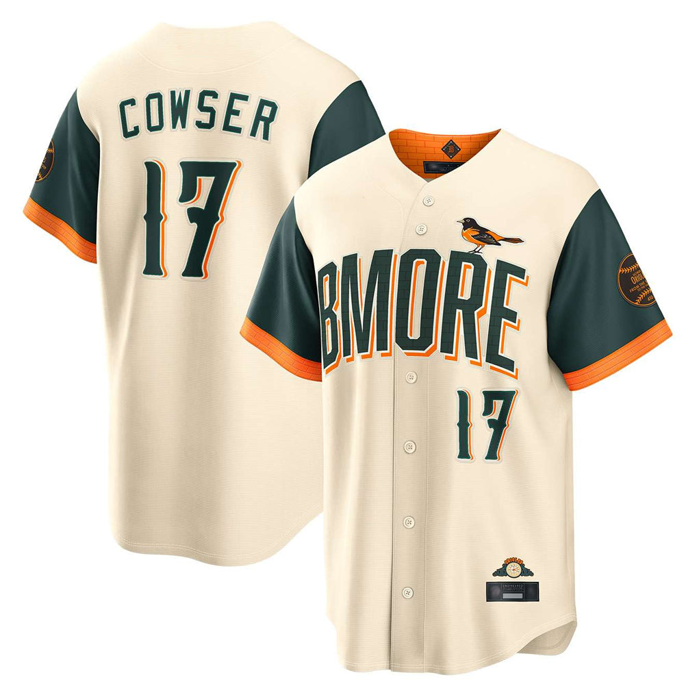 Vanessashop B.Orioles #17 Colton Cowser Player Cream 2026 City Connect Home Game Stitched Jerseys