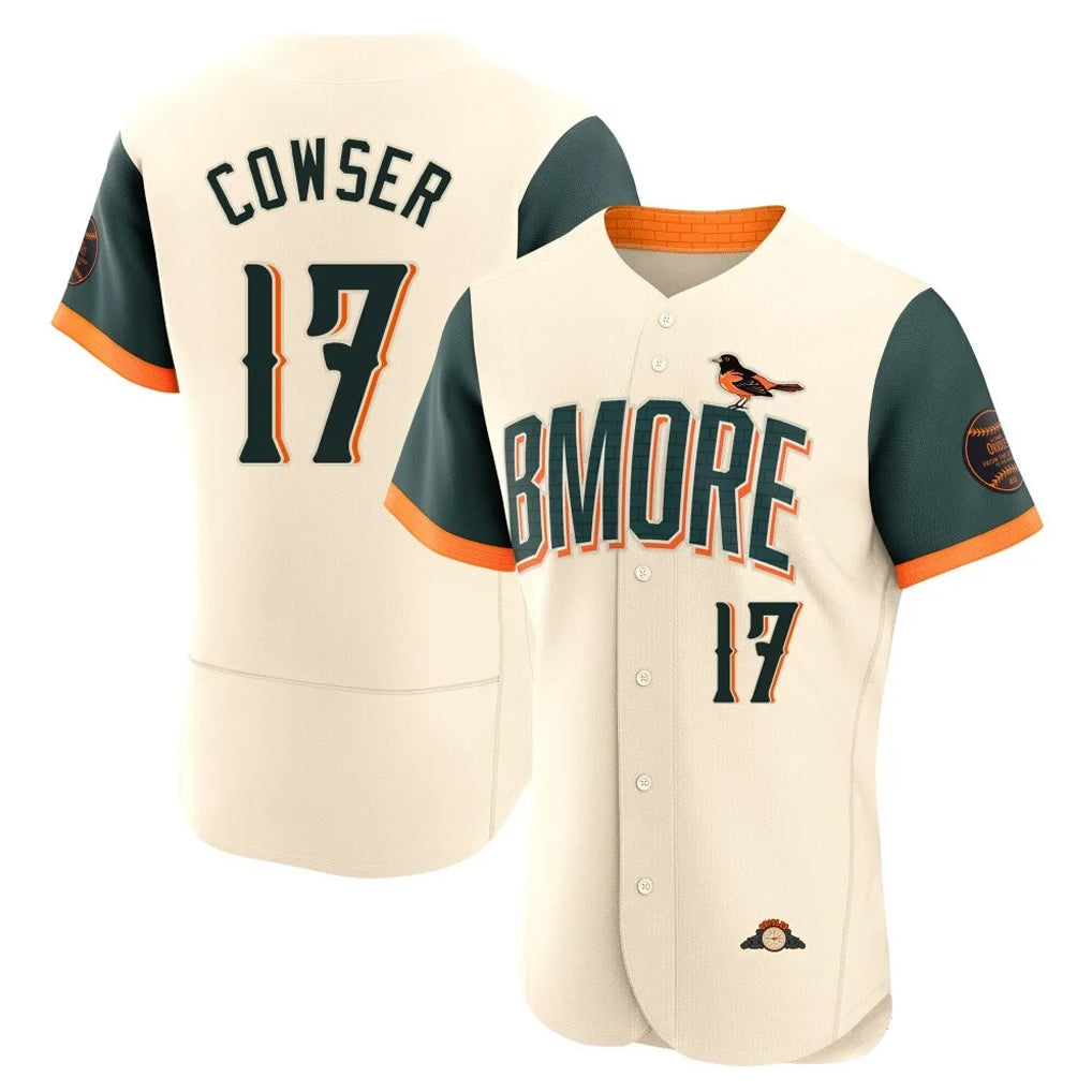 Vanessashop B.Orioles #17 Colton Cowser Player Cream 2026 City Connect Limited Elite Home Game Stitched Jerseys