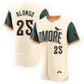 Vanessashop B.Orioles #25 Pete Alonso Player Cream 2026 City Connect Limited Elite Home Game Stitched Jerseys