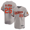 Vanessashop B.Orioles #25 Pete Alonso Player Gray Limited Home Game Stitched Jerseys