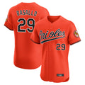 Vanessashop B.Orioles #29 Samuel Basallo Player Orange Limited Elite Home Game Stitched Jerseys