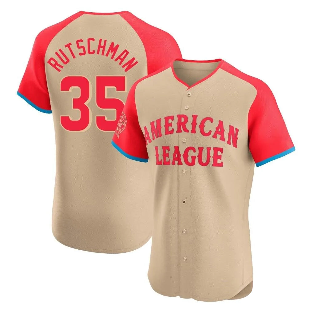 Vanessashop B.Orioles #35 Adley Rutschman Cream American League All-Star Limited Elite Home Game Stitched Jerseys